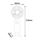 thumbnail image 4 of Ventilador de cuello colgante, mini ventilador de mano silencioso con soporte para teléfono, ventilador plegable personal Rosa, 4 of 9