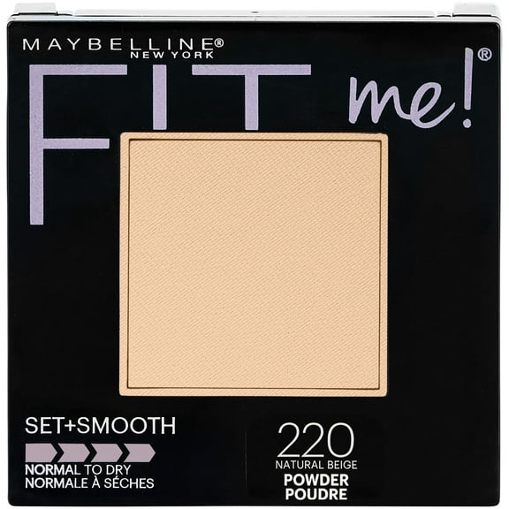 Maybelline Fit Me Set   Smooth Powder, Natural Beige, 0.3 oz.