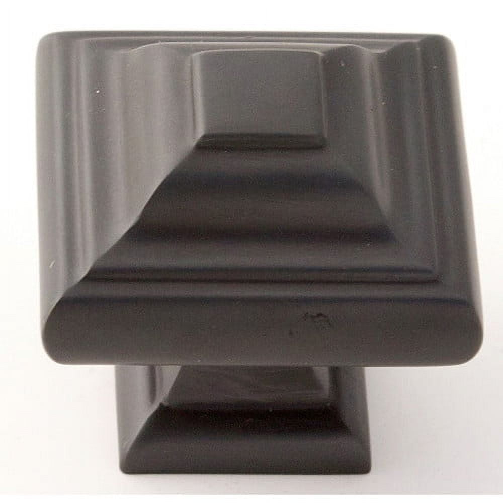 Geometric 1.25" Square Knob, Bronze