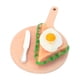 thumbnail image 4 of Mini comida para muñecas, pan mini para regalo para niños, niñas y niños pequeños, cocina Sandwich de huevo, 4 of 9