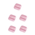 thumbnail image 3 of Transemion Plat à Épices en Paille Assiette Carrée Divisée Assiette à Sauces Assiette à Collations Plateaux de Rangement Soucoupe Récipient Alimentaire pour Raviolis Rose 5Ensemble, 3 of 6