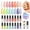 Joyful Macarons-02, variant on Nailshion Quick Air Dry Nail Polish Set, 16 Colors 10ML Rainbow Nail Polish with Clear Base Top Coat and 35Pcs Remover Pads Spring Summer Regular Nail Lacquer Gift for Women Girls