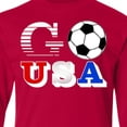 thumbnail image 4 of Inktastic Go, USA- Soccer, Football Long Sleeve Youth T-Shirt, 4 of 5