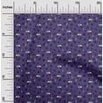 thumbnail image 2 of oneOone Georgette Viscose Violet Fabric Bird Craft Projects Decor Fabric Printed By The Yard 42 Inch Wide, 2 of 5