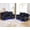 Black-6685, variant on 2PCS Power Zero Gravity Recliner Sofa Set with Adjustable Headrests,Bluetooth Speakers,Reading/LED Lights,Type C/USB Port,Cup Holders,Storage Console,Faux Fur Electric Reclining Couch,Loveseat Gray
