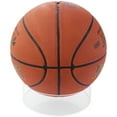thumbnail image 2 of Plymor Clear Acrylic Beveled Ball or Sphere Display Holder Stand, 2.5" H x 7" W (3 Pack), 2 of 2