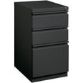 thumbnail image 4 of Pemberly Row 3-Drawer Modern Metal Mobile Pedestal Filing Cabinet in Charcoal, 4 of 7