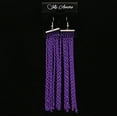 thumbnail image 3 of Mi Amore Dangle-Earrings Silver-Tone/Purple, 3 of 4