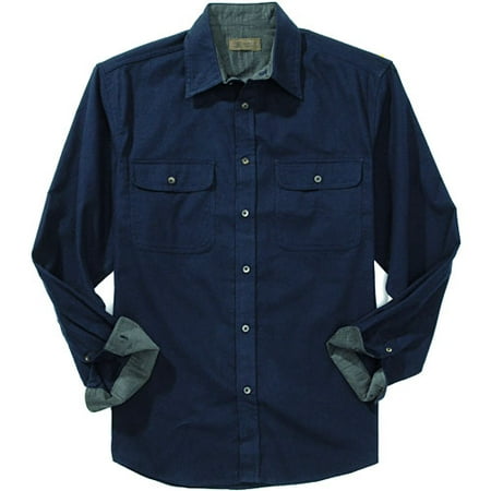 Big Men's Long Sleeve Flannel Shirt