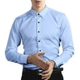 thumbnail image 1 of Camisa Casual De Negocios Cómoda Y Ajustada De Manga Larga, 1 of 5