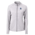 thumbnail image 2 of Women's Cutter & Buck Heather Gray Hartford Yard Goats Adapt Eco Knit Heather Recycled Full-Zip Jacket, 2 of 3