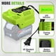 thumbnail image 5 of Cargadores Compactos de Batería de Herramienta Eléctrica Inalámbrica (Entrada de 110V para Makita 40V Charger), 5 of 7
