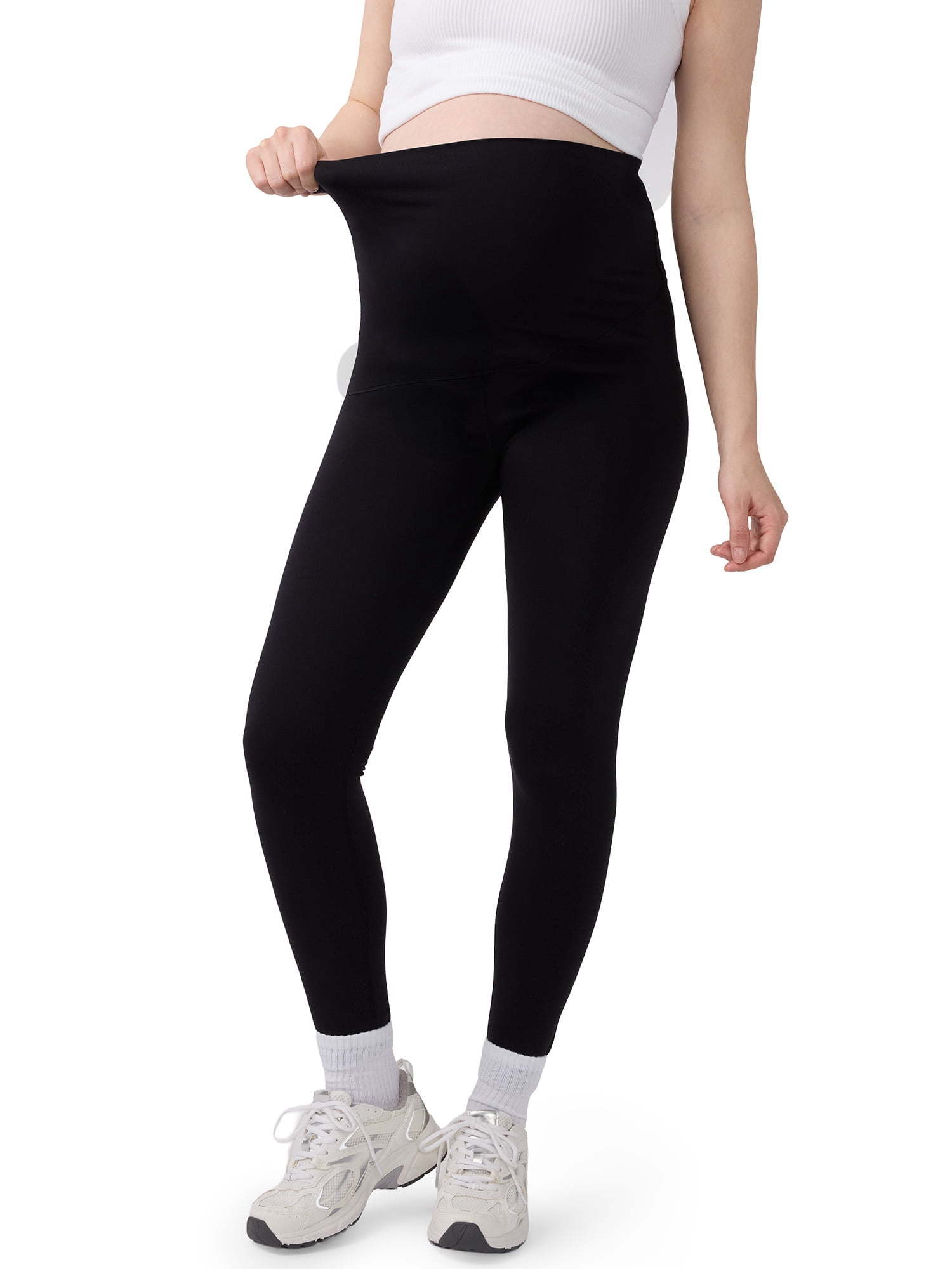 Ingrid & Isabel For Every Belly Women's Maternity Fleece Lined Leggings, Sizes S-XXL