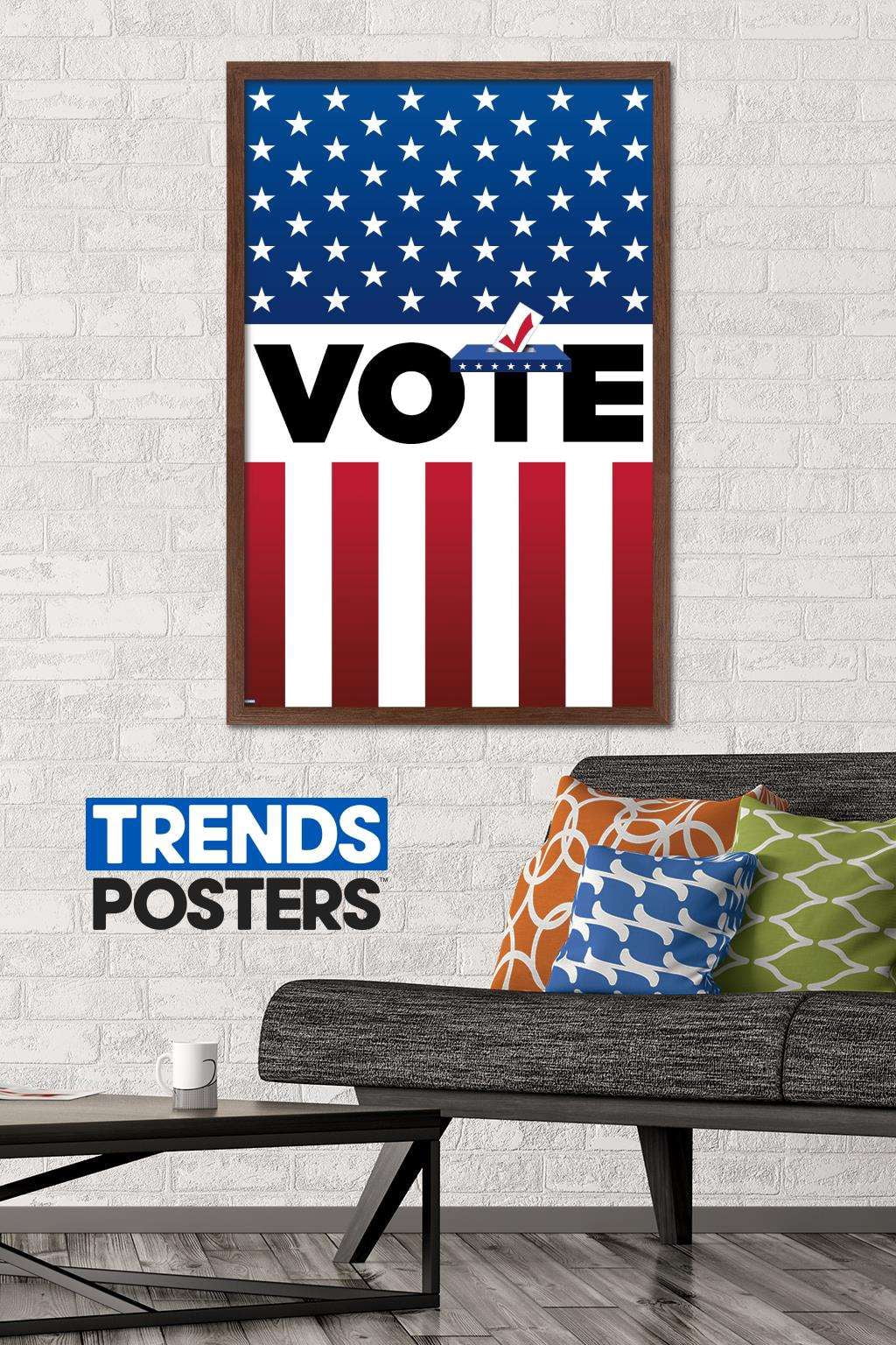 Vote Wall Poster, 22.375" x 34" Framed