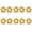 Gold, variant on WINDLAND 10Pcs Pearls Accented Peach Button Sewing Crafts For Professional