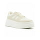 thumbnail image 4 of Tenis Con Plataforma Casuales Para Dama Color Latte Comodos beige 26, 4 of 6