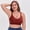 Red, variant on Women's Wireless Push-Up Bra, Side Control & Coverage, Breathable Seamless Comfort T-Shirt Bra Red XL