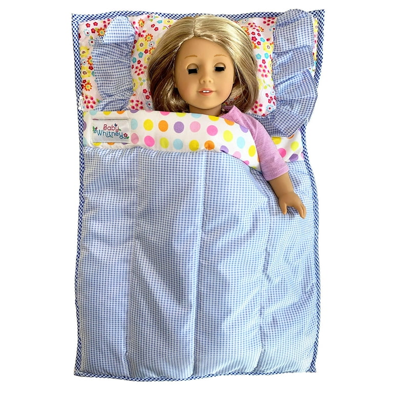 Baby Whitney Quilted Patchwork 18 Doll All in One Bed Comforter Doll Not Included