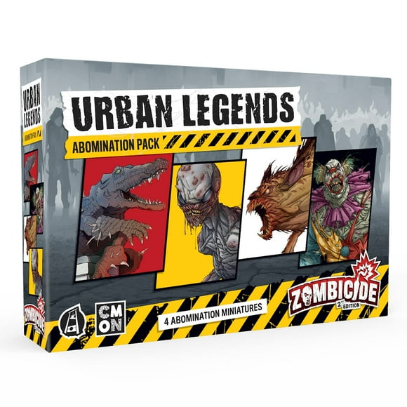 Kickstarter Exclusive CMON Zombicide 2nd Edition Urban Legends, ZCD004