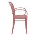 thumbnail image 6 of Compamia Marcel XL Resin Outdoor Arm Chair Marsala, 6 of 7