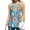 green with flower, variant on Attraco Womens Tank Tops with Built in Bras Pleated Tunic Blouses Casual Sleeveless Tops Curved Hem Casual Clothes