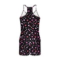 thumbnail image 5 of Guluxicc 2 Piece Womens Lounge Sets Polka Dot Print V Neck Spaghetti Strap Cami Top and Shorts Casual Matching Summer Outfit Sets, 5 of 6