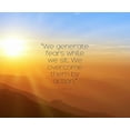 thumbnail image 2 of ArtsyQuotes 24x20 Black Ornate Wood Framed with Double Matting Museum Art Print Titled - Dr. Henry Link Quote: We Generate Fears, 2 of 4