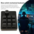 thumbnail image 4 of Custom Keyboard, Hot Swappable Mechanical Gaming Keypad 9 Keys 1 Knob Acrylic  For Music For Office, 4 of 8