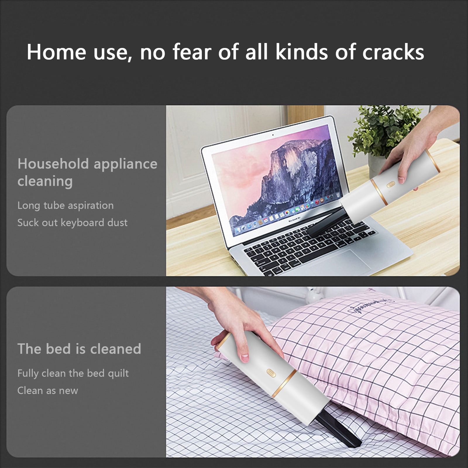 Uiz Merueh Cordless Car Vacuum High Power Hand Held Vacuum Powerful Suction Hand Vac Portable Vacuum Cleaner, Mini Hand Held Vacuum Cleaner for Car Home