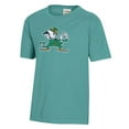 thumbnail image 2 of Youth  Green Notre Dame Fighting Irish Logo Comfort Wash T-Shirt, 2 of 3