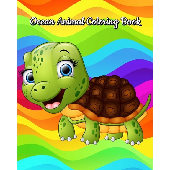 Ocean Animal Coloring Book, (Paperback)