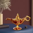 thumbnail image 4 of Lamp Washing Light Classic Arabian Craft Gift Table Centerpiece Costume Collectible Pot Lámpara para decoración Escritorio Cumpleaños Rojo Sunnimix Lámpara de estatua, 4 of 8