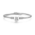 thumbnail image 1 of Pulsera de acero inoxidable color plata Yuxing forma de corazón letra modelo B 10639 B, 1 of 5