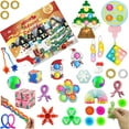 thumbnail image 1 of xiaxaixu 24-day Christmas Countdown Calendar Sensory Fidget Toy Bag, 1 of 8