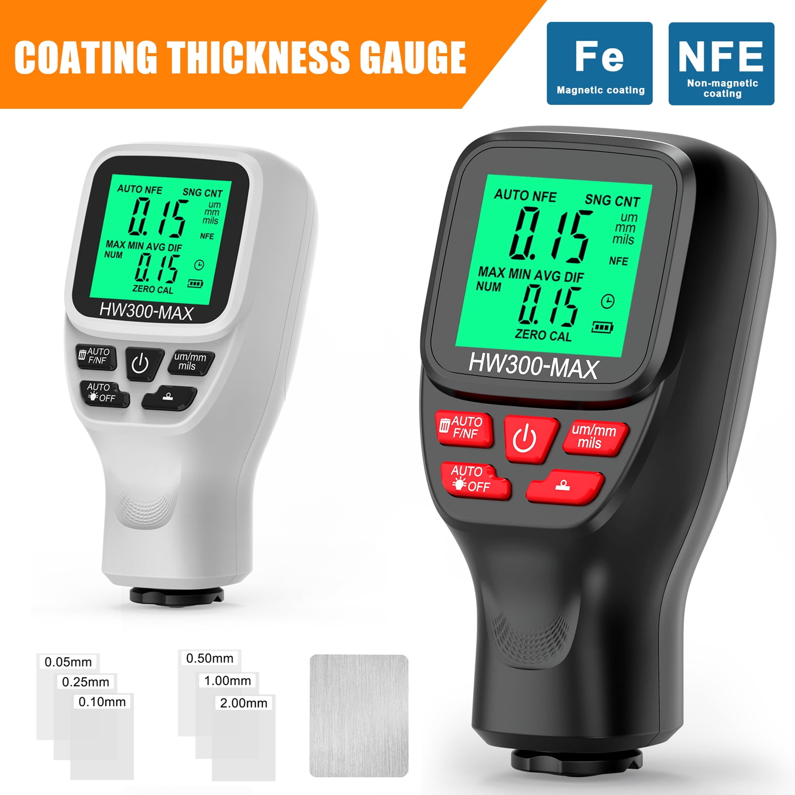 Thickness Gauge,With Unit Conversion Metal And Thickness
