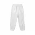 thumbnail image 4 of Rutainlusire Women's Trendy Side Pockets Cuffed Ankle Joggers Sweatpants Women Fashion Solid Casual Elastic Waist Pocket Long Pants Skinny Pants, 4 of 5