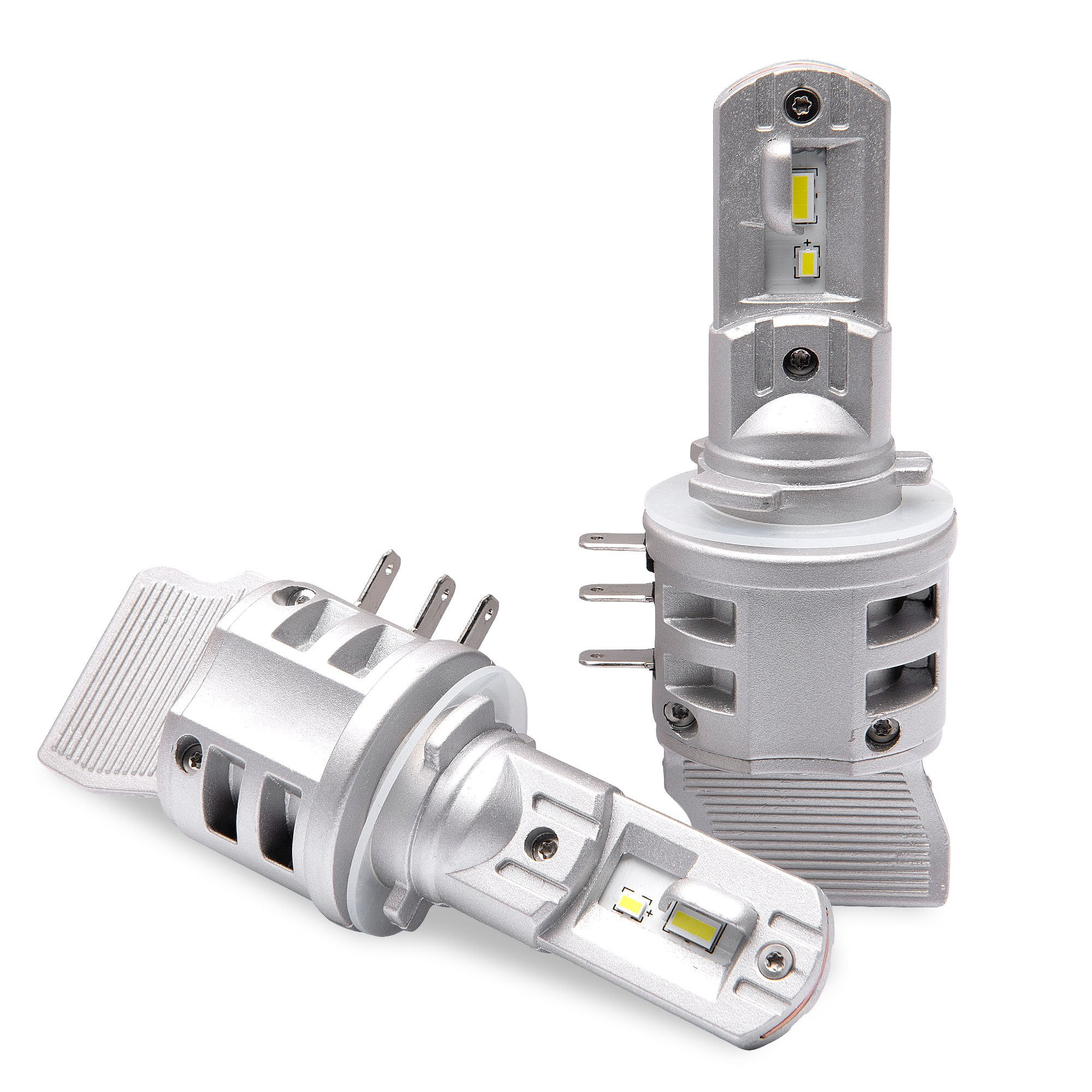 Xtremevision H15 LED Headlight Bulb - 5000 Lumens High & Low Beam - Anti-Interference & Non-Polarized H15 Bulb