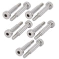 thumbnail image 1 of Unique Bargains 10pcs 304 Stainless Steel Hex Socket Shoulder Bolt 5mm Shoulder Dia 20mm Shoulder Length M4 Thread, 1 of 3