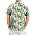 thumbnail image 3 of Camisas De Sport Para Hombre Camisas casuales estampadas para hombres Camisas de playa de manga corta a la moda (E, XL), 3 of 7