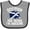 Heather and Black, variant on Inktastic Scottish Pride Scotland Flag Boys or Girls Baby Bib