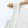 thumbnail image 5 of cfhntfmh Tank Tops for Women Plain Summer Square Neck Sleeveless Casual Shirts Ribbed Knit Slim Basic Clothes, 5 of 6