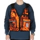 thumbnail image 4 of Chaleco salvavidas Chaqueta de pesca con mosca con múltiples bolsillos, chaleco de flotabilidad con soporte para botella de agua para kayak, vela, canotaje, deportes acuáticos JARUSITE  Chaleco salvavidas, 4 of 7
