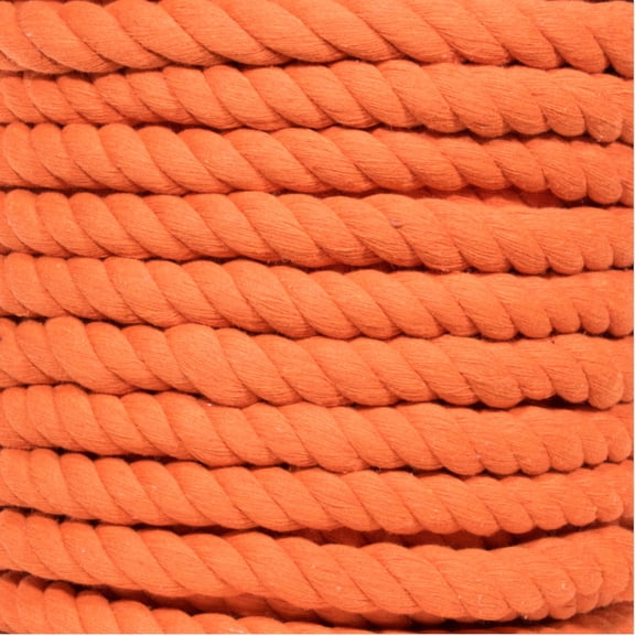 Super Soft 3 Strand Twisted Cotton Rope - Multiple Colors to Choose from in Various Diameters and Lengths