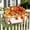 Orange, variant on 12 Branches Artificial Fall Morning Glory Vines, Hanging Fake Trumpet Flowers for Outdoor Porch Basket Yard Garden Decor