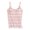 Pink, variant on GDREDA V Neck Tank Top Women Tank Tops With Built In Bras 2024 Summer Casual Crew Neck Sleeveless Camisole Plus Size Padded Workout Tops Women's Tanks & Camis Pink,S