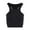 Black, variant on TriDri Womens Performance Sports Mid Length Bra