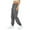 Dark Gray, variant on DeHolifer Sweatpant for Women Plus Velvet High Waisted Heart Print Running Fitness Sports Pants Black L