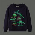 thumbnail image 2 of HCNTES Toddler Boy Shirts Boys Long Sleeve Crew Neck T-Shirt with Animals Print | Soft Cotton Crewneck Pullover Tops Shirts, 2 of 6