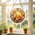 thumbnail image 5 of Guodhu Acrylic Puzzle Sun Catcher Fox 3D Crystal Puzzle Wall Hanging 100 Pieces 7.4 Inch Window Suncatcher Rainbow Maker for Home Office Mixed Material(multicolour U), 5 of 7
