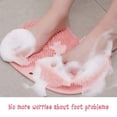 thumbnail image 2 of Silicone Shower Foot Scrubber Mat with Suction Cups, Non Slip Bath Foot Cleaning Mat for Shower Floor Bathroom Use, 2 of 7